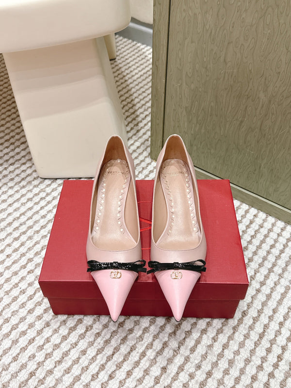 VT 26s Pump 45 Beige Pink   Leather 612250