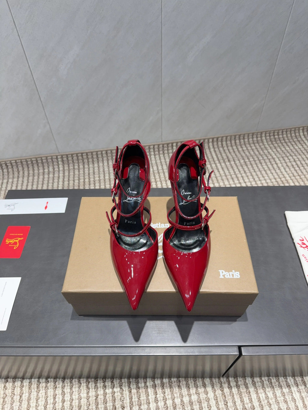 CL 26SS High Heel Pump 100 Red Patent Leather 613871