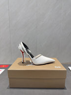 CL 26SS Slingback 100 White Patent Leather 613788