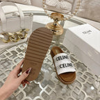 CL 26 Pitea Sandals Jacquard Cotton Fabric Leather 736580