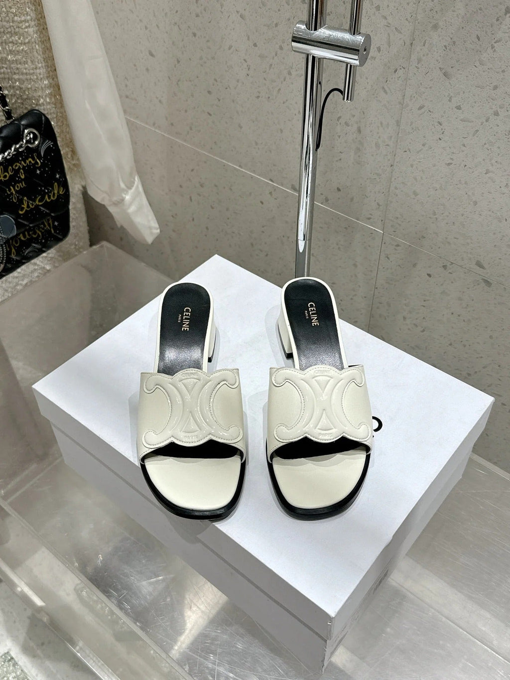 CL 26 Clémence Mules 30mm Patent Leather 763141