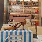 PRA 26S High Heel Pump 70 Light Brown Suede 630567