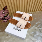 CL 26 Marina Mules Canvas Leather 749449