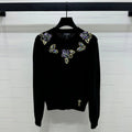 CHANEL SEQUIN CAMELLIA PULLOVER 274882