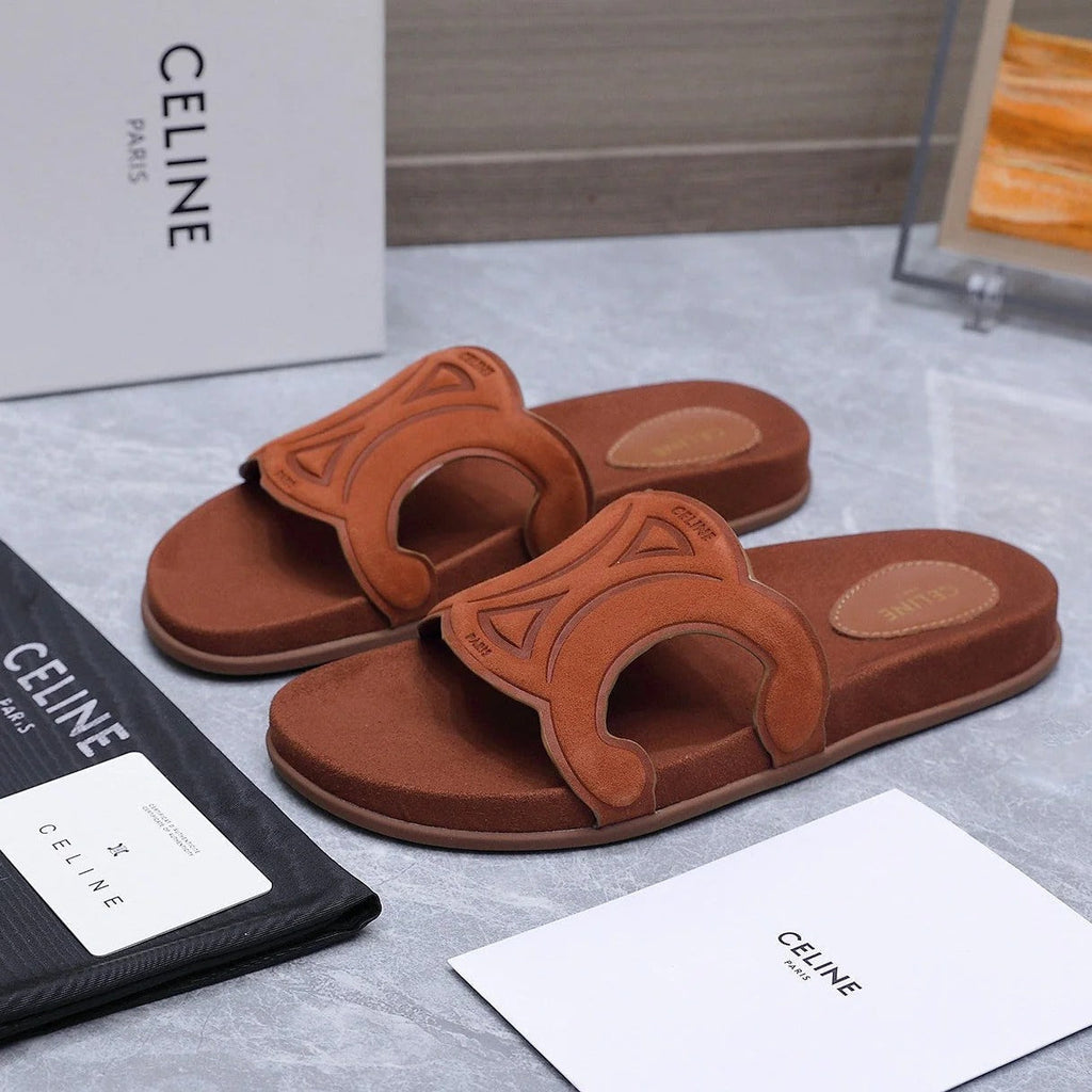 CL 26 Platform Sandals 25mm Suede Leather 759478