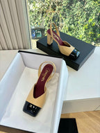 CC SS26 Slingback 9cm Patent Leather
