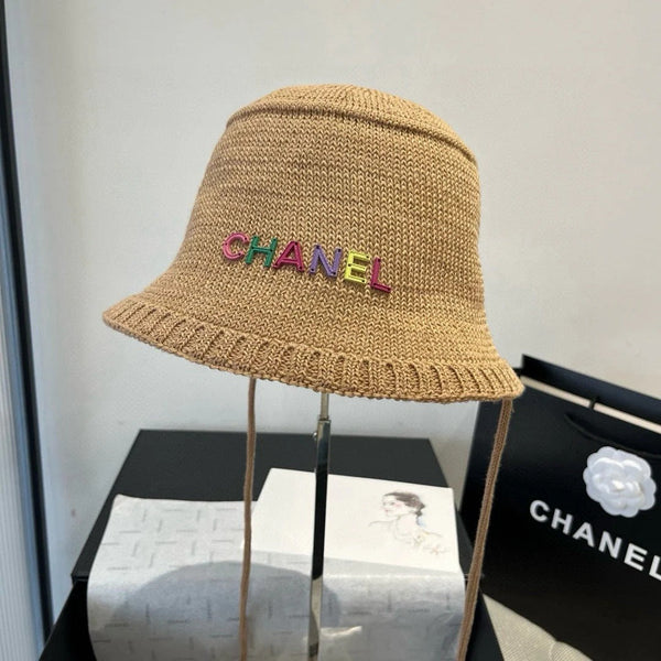 WOVEN BUCKET HAT BROWN 673997
