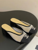 BUBBLE 30 MM IN BLACK FABRIC AND WHITE MESH