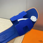 HM 26ss Oran Sandals Deep Blue Calfskin 607232