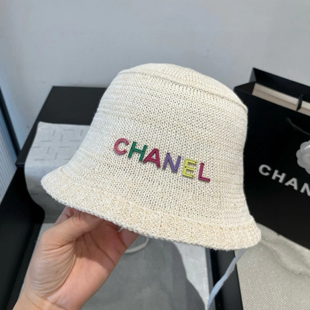 WOVEN BUCKET HAT WHITE 674001