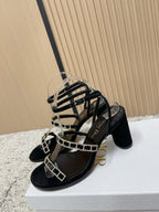 CD 26s High Heel Sandals 80   Leather 643496