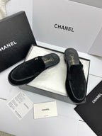 CC 26s Double C Mule Black Suede 645302