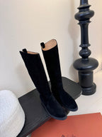 LP 26SS High Boot Black Suede 580941