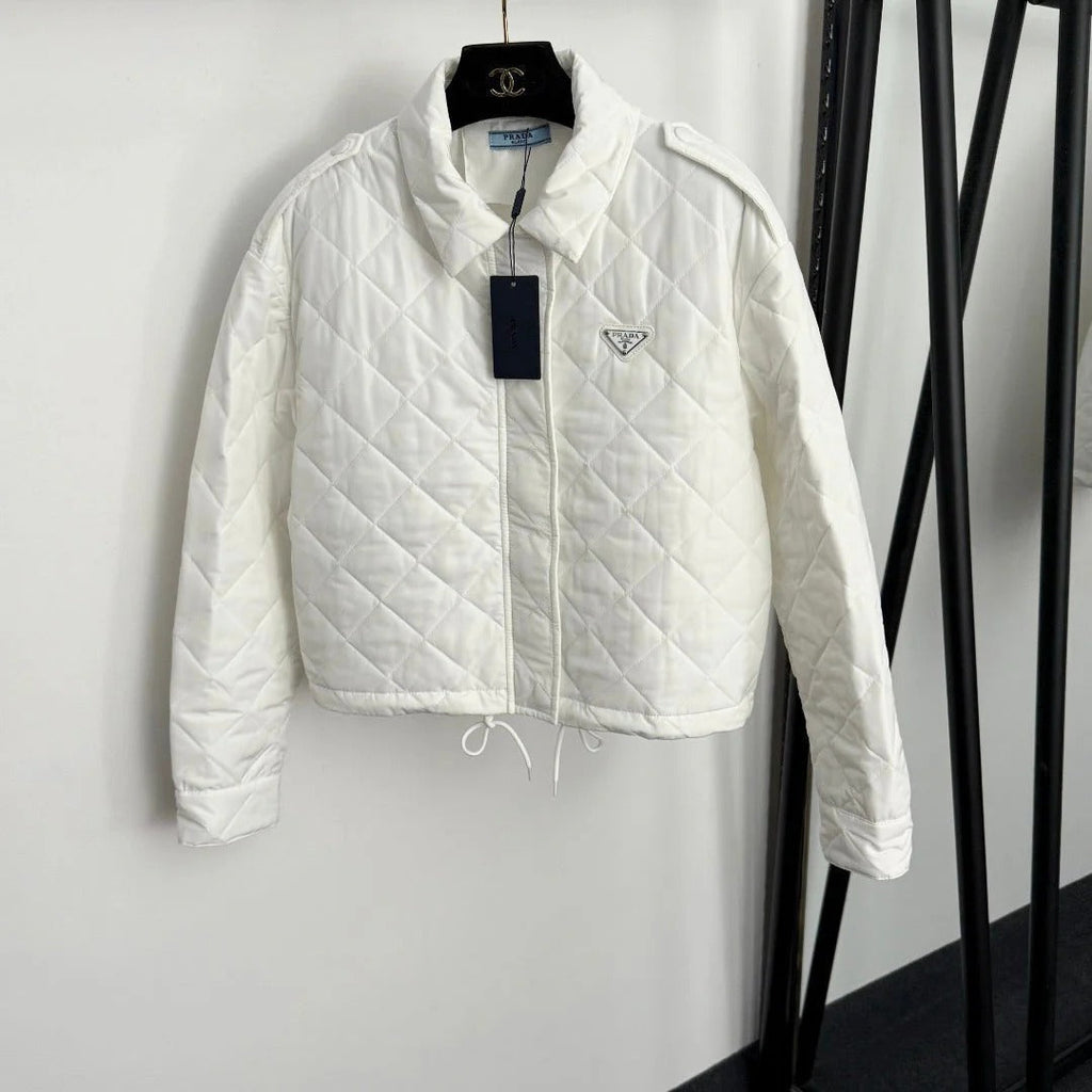 PRADA 25S LONG-SLEEVE COTTON JACKET 339