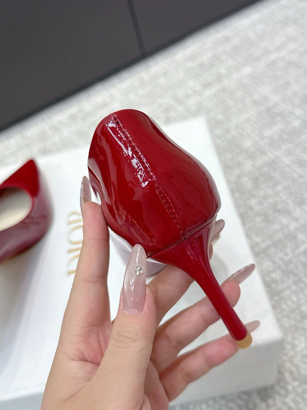 CD 26s High Heels Pump 85 Red Patent Leather 661474