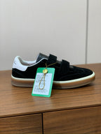 LP 26SS Velcro-strap Men Sneaker Black Suede Leather 585748