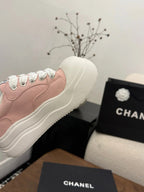 CC 26s Casual Sneaker Baby Pink White Canvas Leather 183593