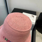 WOVEN BUCKET HAT PINK 674000