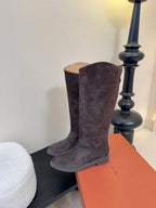 LP 26SS High Boot Dark Brown Suede 580942