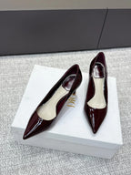 CD 26s High Heels Pump 85 Dark Burgundy Patent Leather 661473
