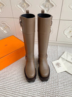 HM JAIME BOOT IN CEDAR BROWN CALFSKIN