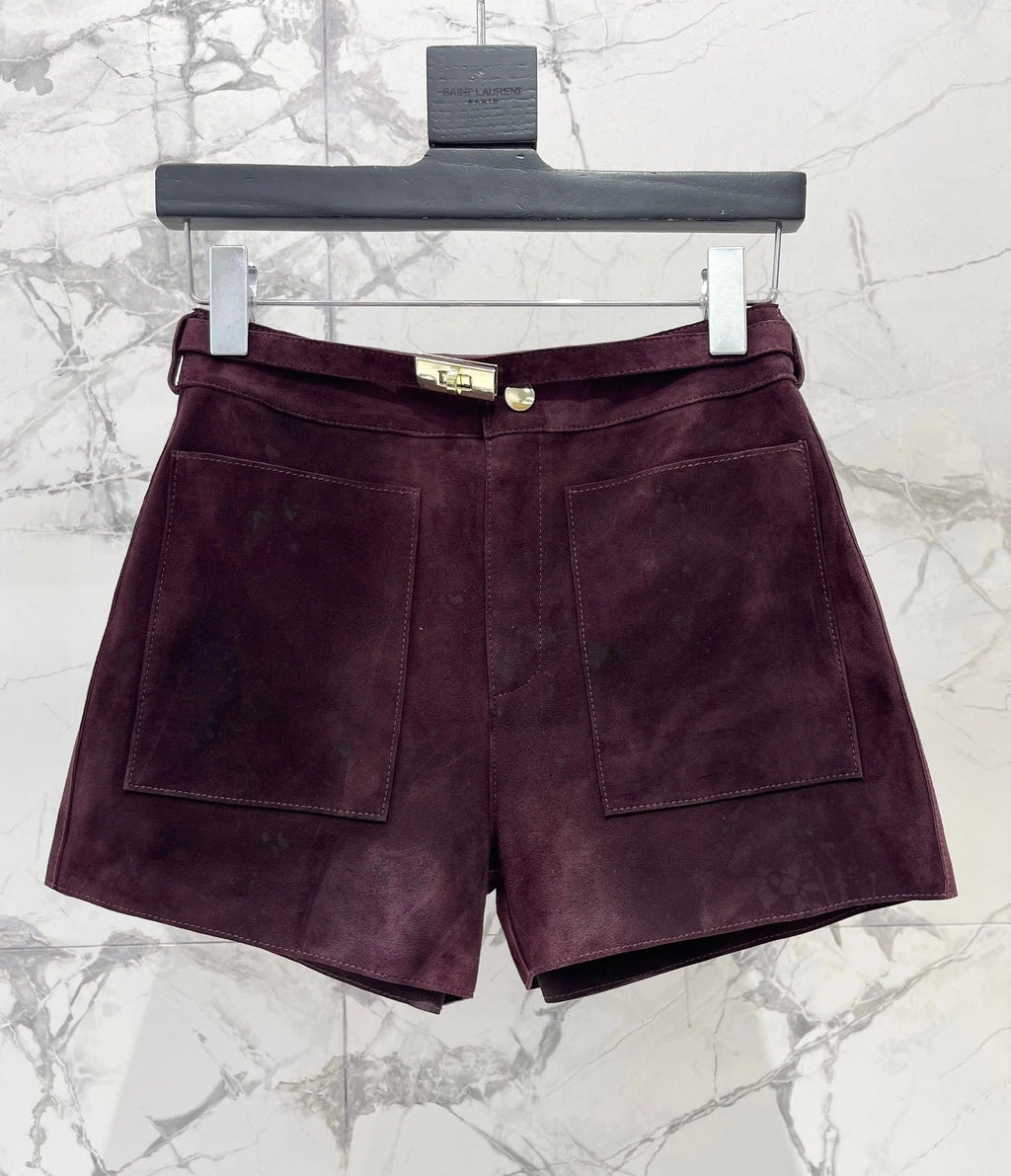 HERMES 25S SHEEPSKIN SHORTS 176