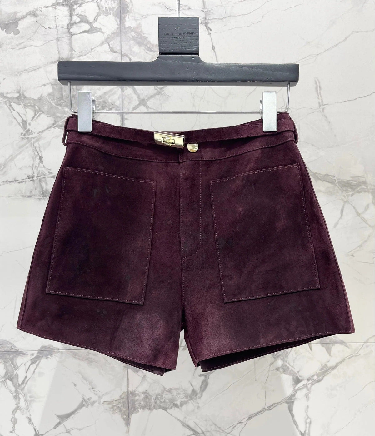 HERMES 25S SHEEPSKIN SHORTS 176