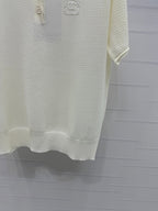 CHANEL POLO SHIRT WHITE 274896