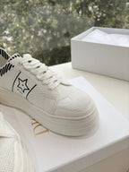 CD 26s Sneaker 45 White Canvas Cowhide 648334
