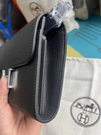 CONSTANCE SHOULDER BAG IN BLACK CALFSKIN