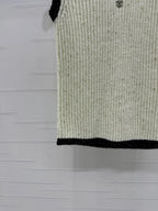CHANEL ROUND-NECK SEQUIN KNIT VEST 274864