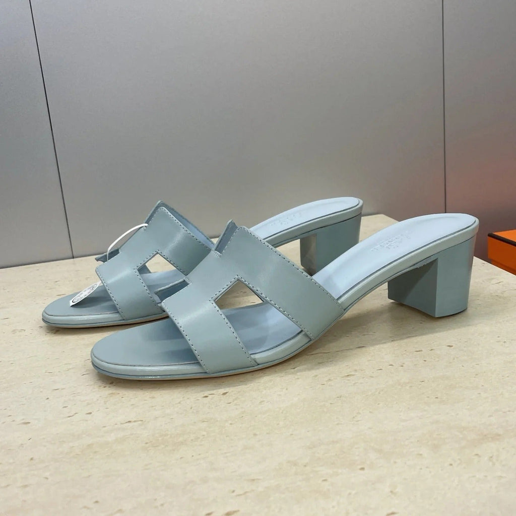 HM 26ss Oran Sandals 45 Baby Blue Calfskin 607227