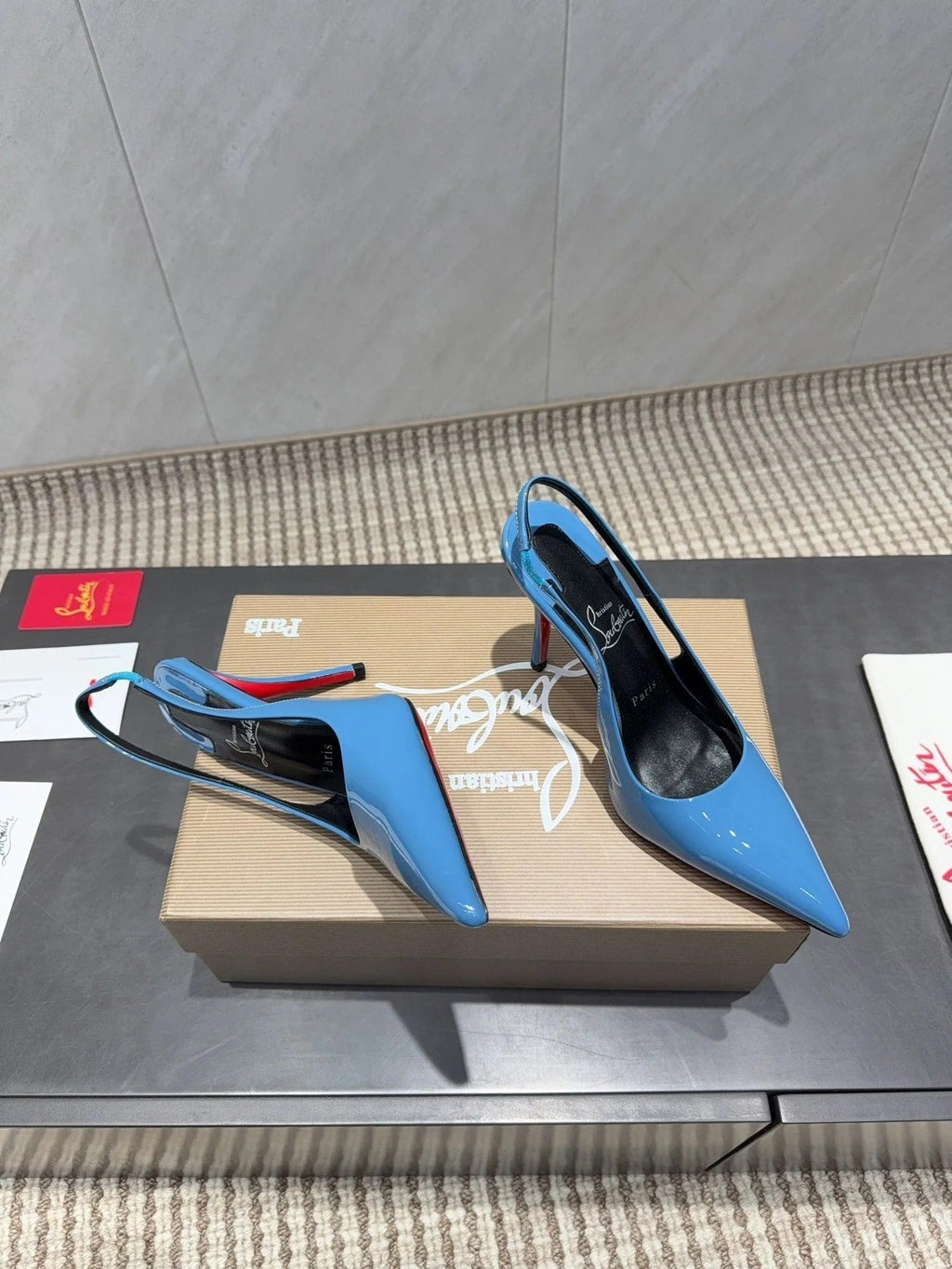 CL 26SS Slingback 100 Blue Patent Leather 613986