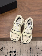 CC 26s Casual Sneaker Cream Tweed Leather 183603