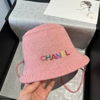 WOVEN BUCKET HAT PINK 674000