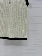 CHANEL ROUND-NECK SEQUIN KNIT VEST 274864