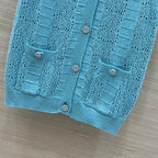CHANEL SLEEVELESS TOP STYLE 73
