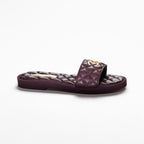 mules burgundy lambskin lambskin