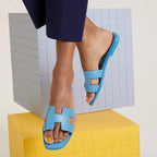 0ran Sandal Bleu Cameo