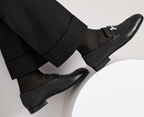HM Paris Loeafer Black Goatskin