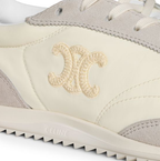 Celine Racer Low Top Sneaker Vanilla Suede Calfskin