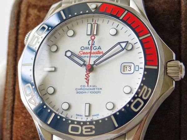 SEAMASTER COMMANDER WHITE DIAL STEEL STRAP